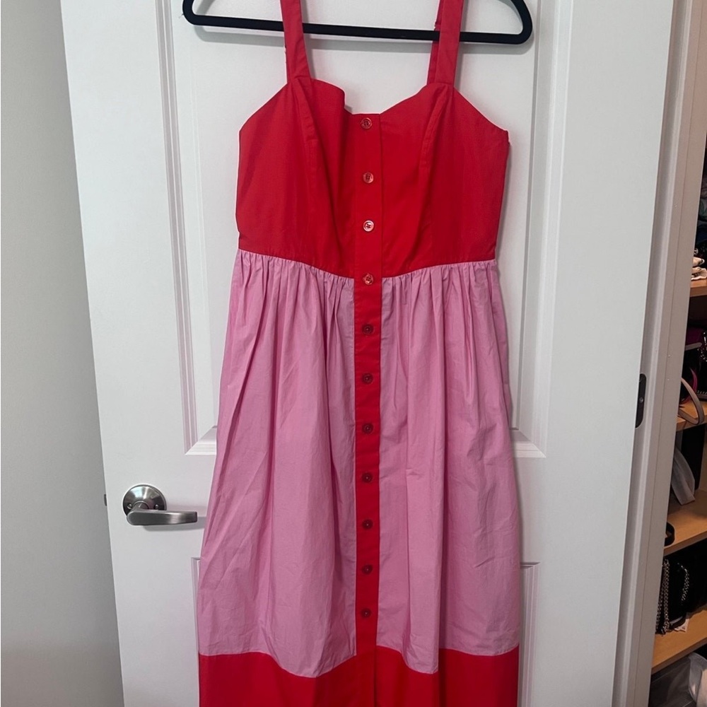 Red and Pink Kate Spade Dress NWT